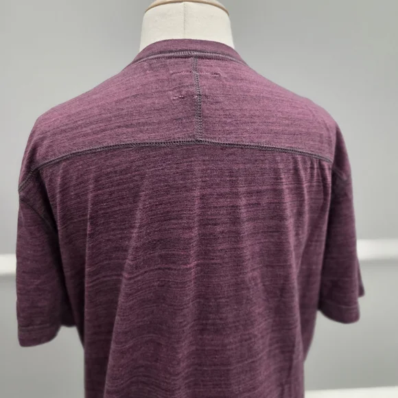 Rock & Republic Deep Purple Heather Short Sleeve Tee - Picture 6 of 8